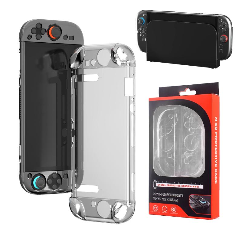 Clear Pc Hard Case For Nintendo Switch 2 Split Protective Case Cover Protective Shell Cover Anti-Scratch Protector Case