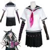 Ronpa Dangan Danganronpa Ibuki Mioda Cosplay Costume Uniform Wig Skirt Set Dress