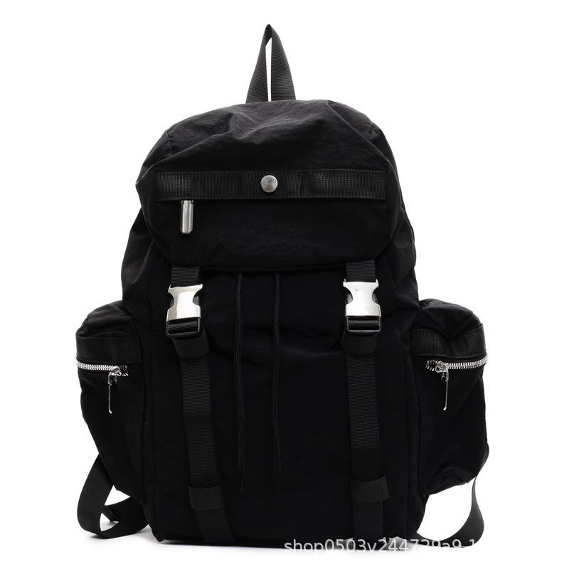 

New 2026 Retro Large-Capacity Backpack: Spring/Autumn Fashion Sports Casual Travel Drawstring Bag