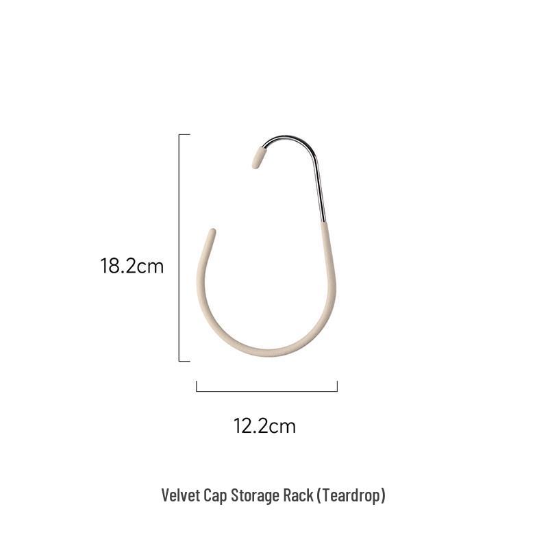 Multi-functional Baseball Cap Hook and Clothes Hanger for Dormitory Wardrobe