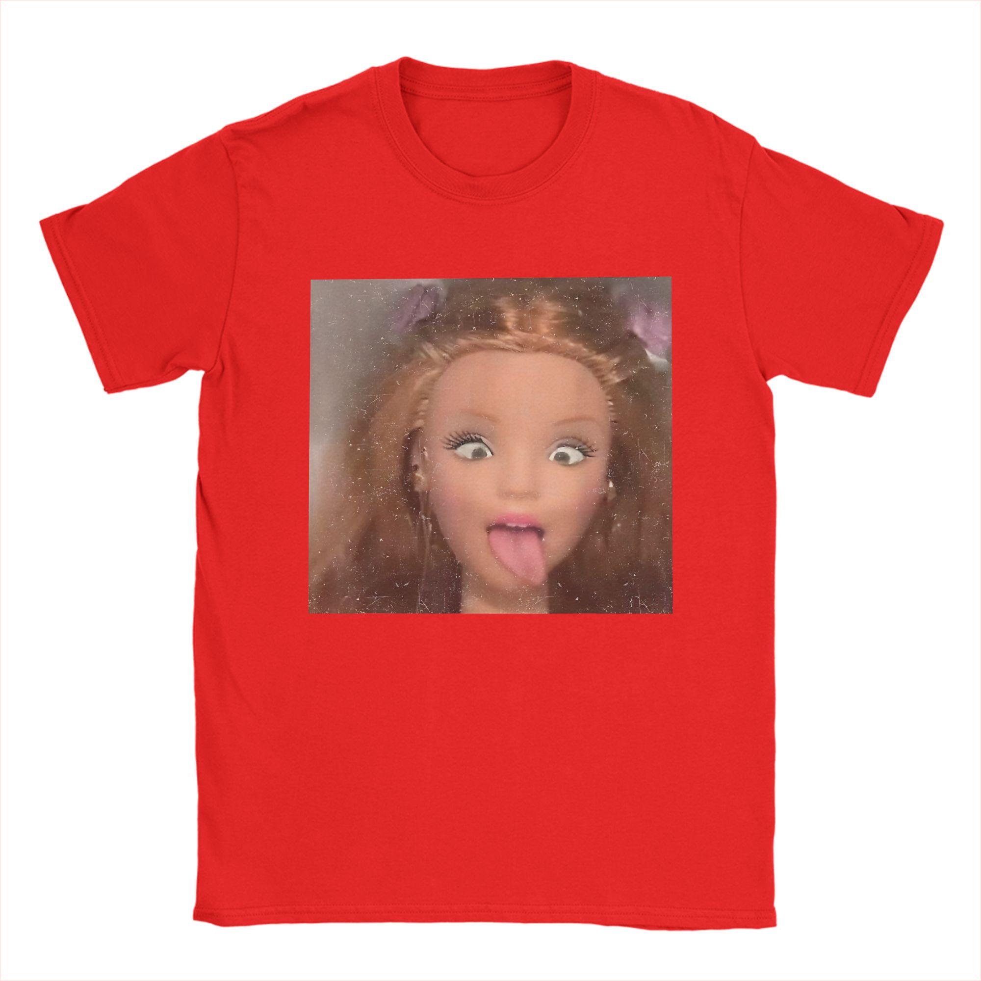 

Disgusted Doll Meme Face T Shirt Adult Awesome Cotton T Shirts Summer ONeck Harajuku Tee Shirt Casual Plus Size Clothes S