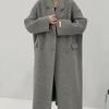 New Autumn and Winter Double-sided Wool Coat Long Korean Style Loose Casual Long Woolen Jacket