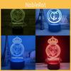 Wekity 3d Led Night Light Illusion Lamp 16 Colour Change Decor Lamp Kids Gifts