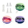 Newborn Small Animal Milk Feeders for Nursing 4 Nipples Self Feeding Bowl Multiple Pet Nursing Bowl Feeding Tool
