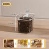Transparent Kitchen Storage Jar for Food: Beans, Grains, Cereal