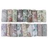 Cotton Linen Printed Square Scarf 110x110cm Lightweight Wrap Women Boho Style Headwrap Neck Accessory