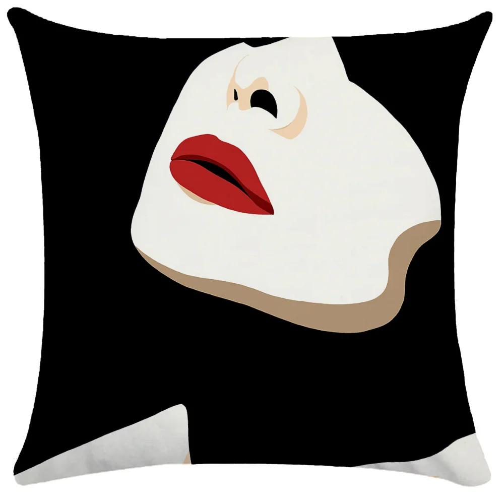 Home Decor Throw Pillow Covers Room Aesthetics Fashion Ladies   Double Bed Cushion