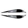 2Pcs  Evil Headlight Eyebrows Eyelid For BMW 4 Series F32 F33 F36 M4 420d 420i 425d 430i 435i 440i 2013- ABS Gloss