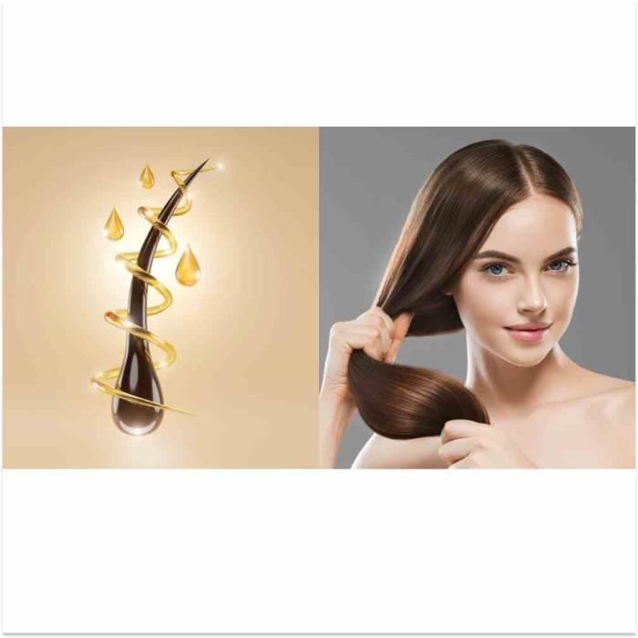 Soin Capillaire - Kera Queen's - Collagène & Acide Hyaluronique - 1000ml - Cheveux Fins - Sans Sulfate