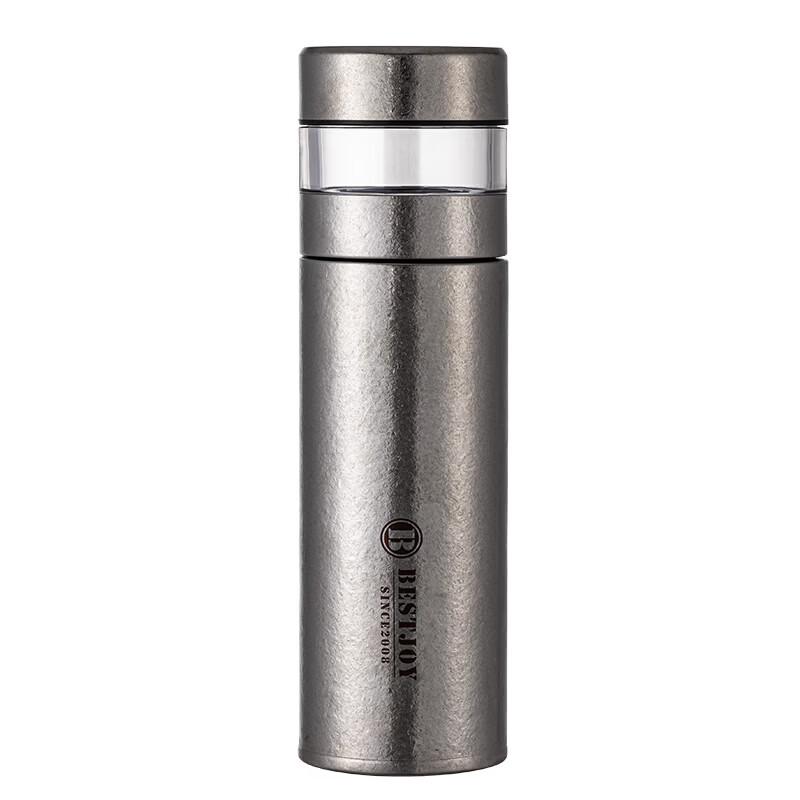 FUGUANG Shixi Pure Titanium Insulated Tea Infuser Bottle 420ml