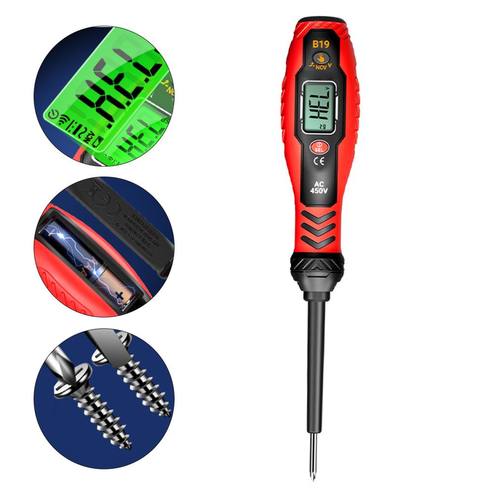 Instrument de Testare Electrică Stilou Tester de Tensiune Design Compact