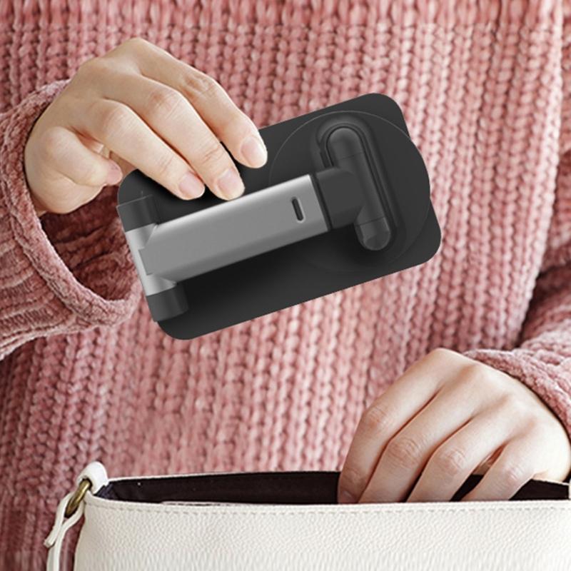 Foldable Magnetic Phone Stand with 360 Degree Rotation & Adjustable Viewing Angles Adjustable Phone Holder for Househol