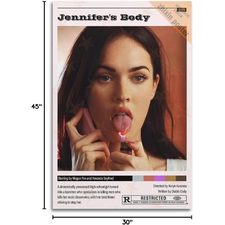 DOKTor Jennifers Body Movie Room Aesthetic Posters Decorative Painting Canvas Wall Posters And Art Picture Print Modern Family Bedroom Decor Posters
