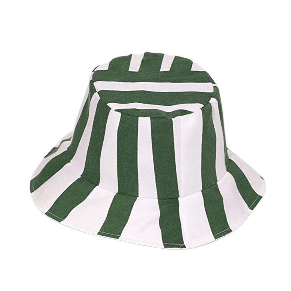 Cosplay Hat Vertical Striped Men Women Summer Fashionable Cartoon Unisex Caps Bucket Hats Party Accessories Christmas