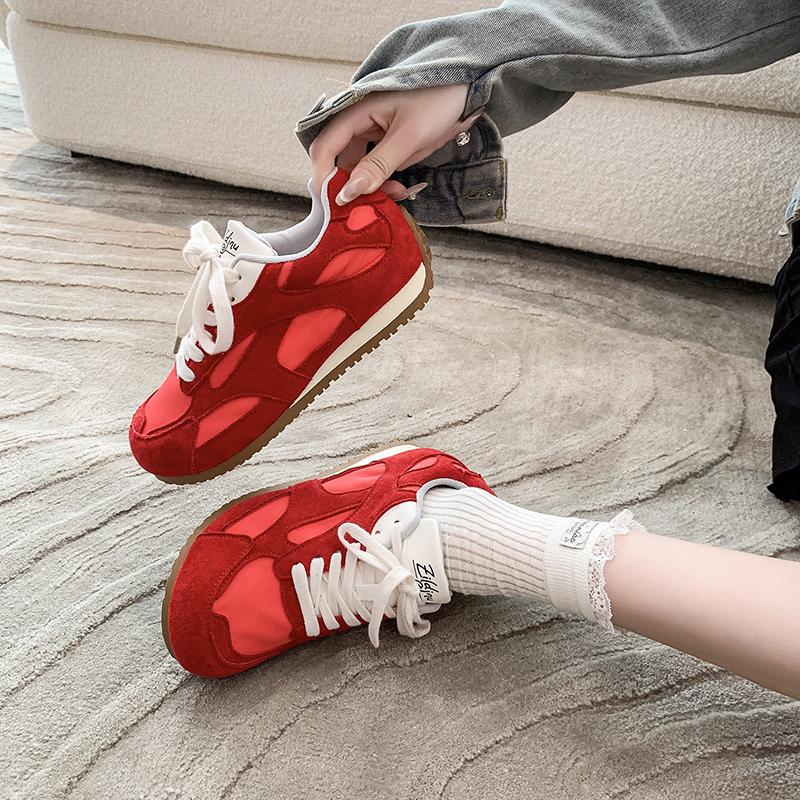 Fashion Casual Forrest Gump Women's Shoes Soft Bottom Not Tired Feet Casual Shoes Spring and Summer New Colorblocking Running Sneakers