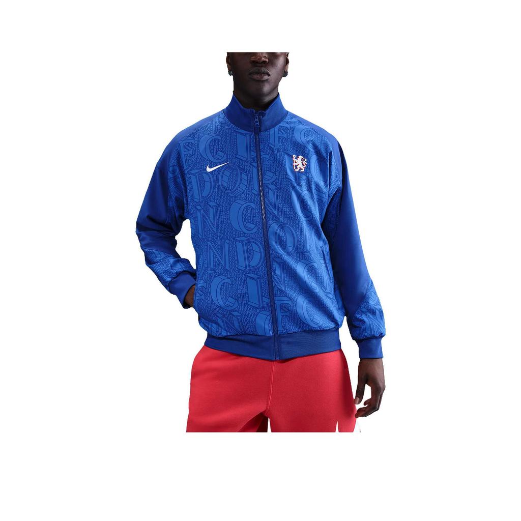 Nike Chelsea Fcdri-Fit Anthem Comfortable Fashionable Simple Versatile Stand Collar Jacket Men Jacket HJ6389-495