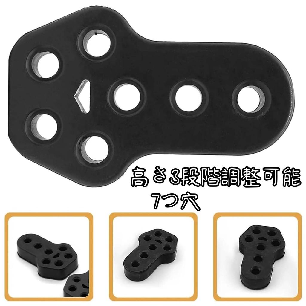 Tibemi Schalldämpfer Aufhängung Gummi Auspuffrohr Gummi Aufhänger Set von 2 Auspuffrohr Aufhänger