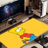 Bart Mouse Pad, Large Gaming Desk Mat, Non-slip XXL Mousepad for Laptop & Tablet, Mini PC Playmat with Stitched Edges
