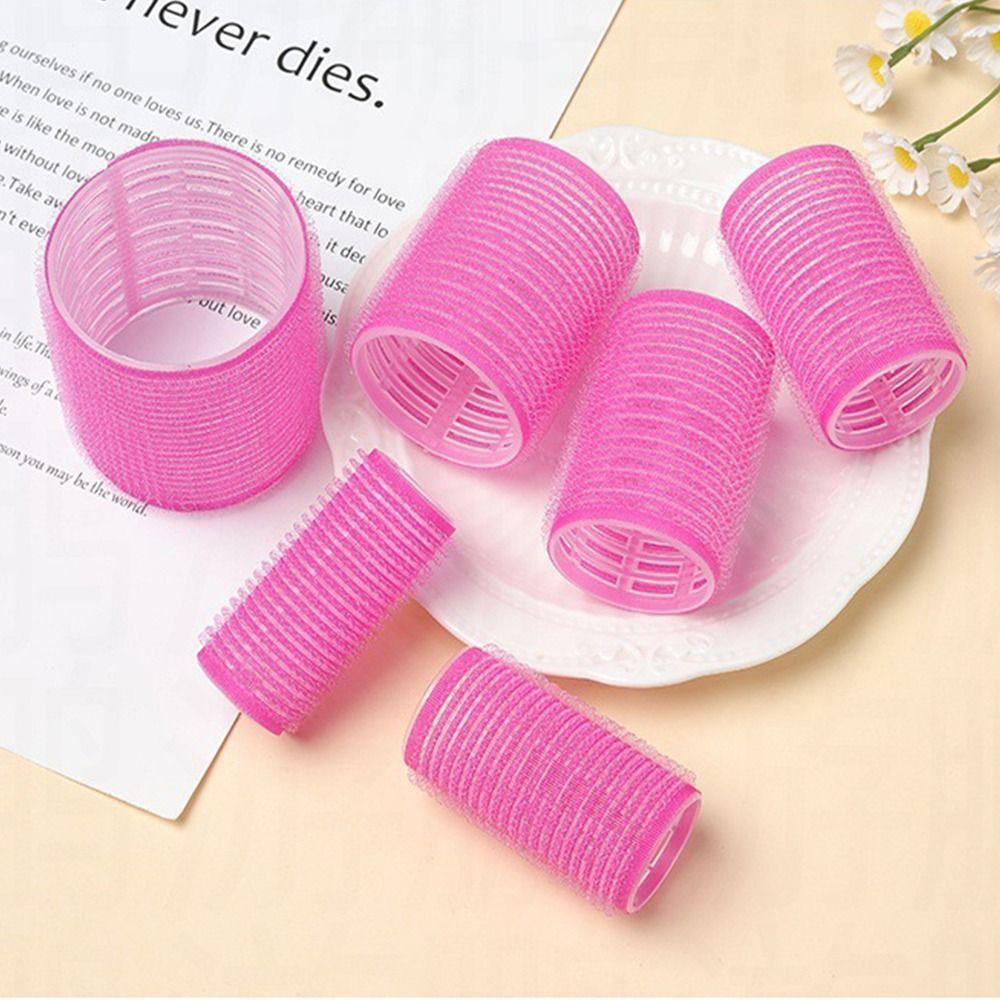 50Pcs 4 Sizes Rollers Self-Grip Hair Rollers Set DIY Heatless Curly Hair Roller Lightweight Hair Partition Clip