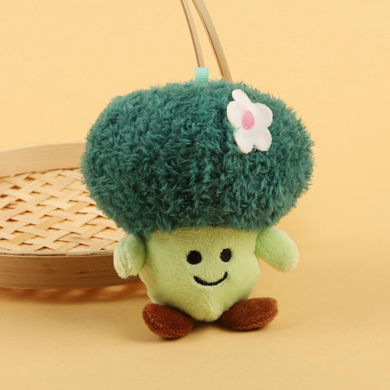 British Jelly Fun Vegetable Plush Toy Sports Ice Hockey Eggplant Pendant Boutique Plush Key Small Pendant