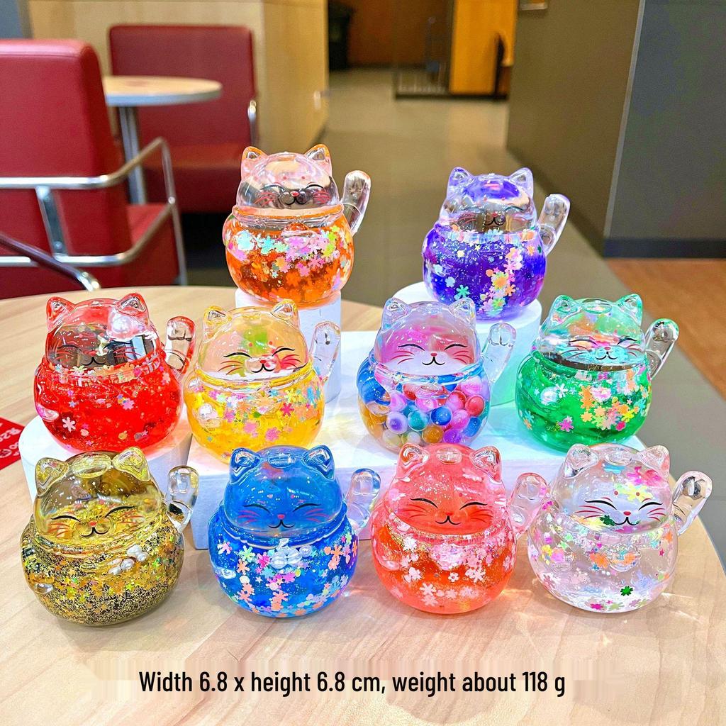 Kurutulmuş Çiçekler, Yanıp Sönen Renkli Boncuklar ve Yağ Şişesi ile Mengmeng Tavşan Hareketli Kum Süsleri - Sevimli Tahıl Aksesuarları ve Douyin'de Trend Oyuncaklar.