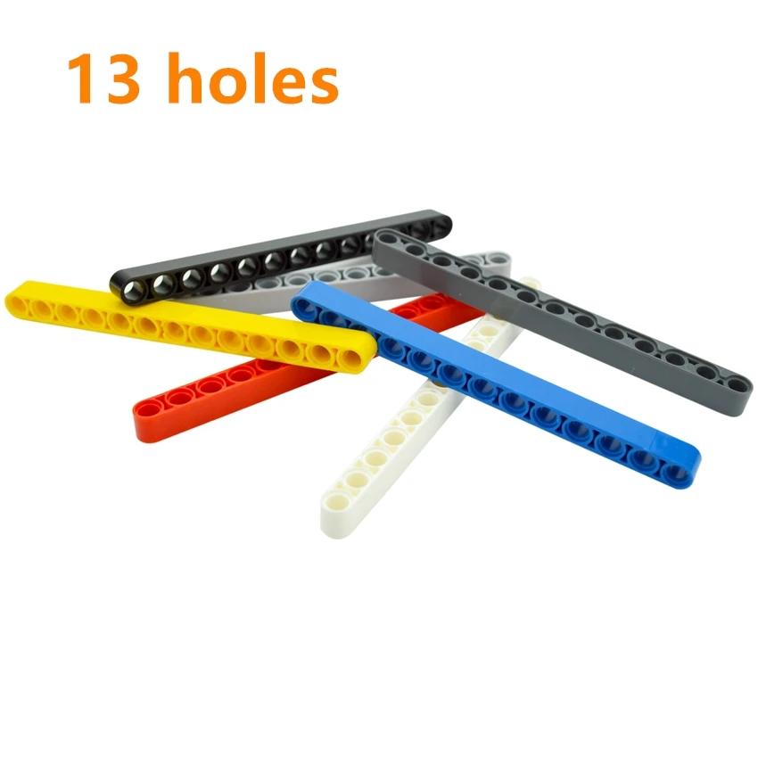 MOC Parts Construction Bricks Liftarm Thick 1x13 hole Technical DO IT YOURSELF arm Blocks Works With Assembles Particles Learning Playthings 41239