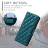 For Huawei P60/P60 Pro Wallet Case Leather Phone Cover Rhombus Grid Pattern