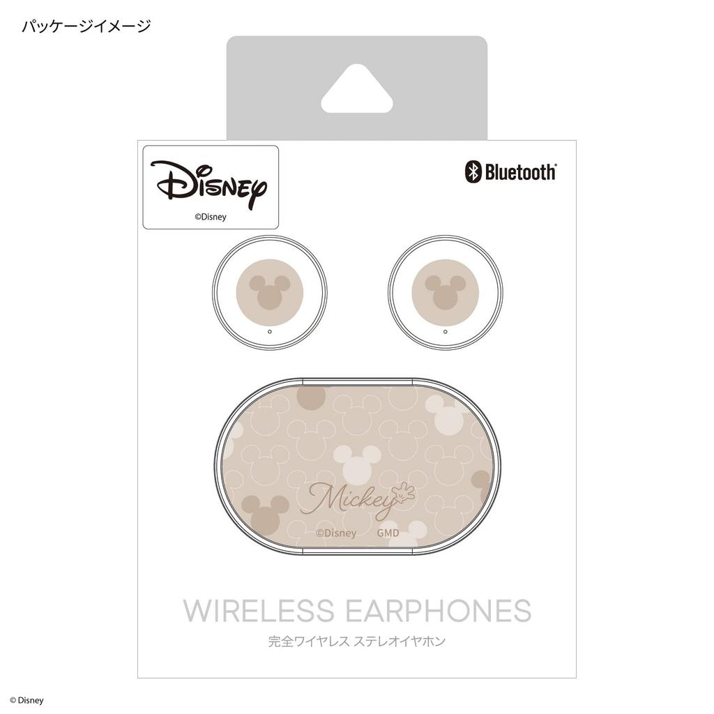 Gourmandise Disney Character Completely Wireless Stereo Earphones All Over Pattern DNG-75A