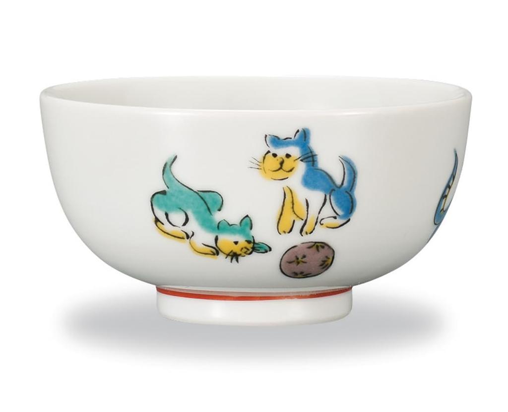 Kutani Ware Iwataya Small Rice Bowl, Cat AP7-0623