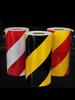 5cm/10cm/15cm/20cm Reflective Adhesive Tape Left Or Right Twill Double Color Strips Waterproof Safety Reflectors Sticker