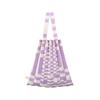 Tote Bag Purple Grid