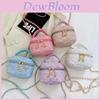 Adorable Cartoon Sequin Child Shoulder Bag Unisex Kids Purse With Bear Design