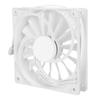 Chassis Fan High Air Volume Silent Exhaust Radiator 15 Blades 4 Pin Computer Cooling F120 12025White