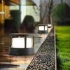 LED Outdoor Garden Lighting Post, IP65 Design Indoor Wall Light, Terrace Aluminum Ceiling Light, Terrace Outdoor Garden Light, Warm White 3000K, Black