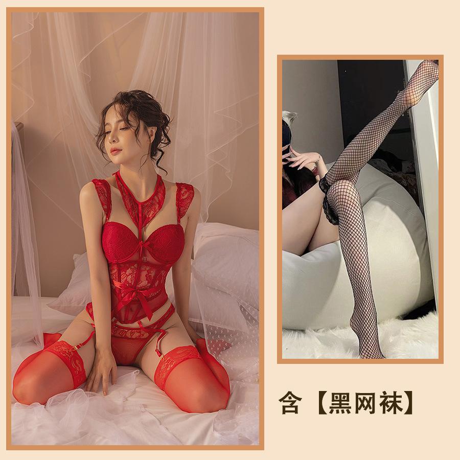 Sex Underwear, Suspenders, Uniform Vest, Women's Chest Pad, Integrated Beautiful Back Tube Top, Hot Temptation Bed Set