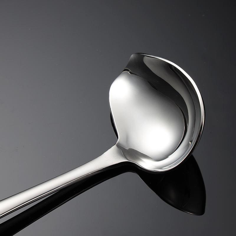 304 Stainless Steel Duck Beak Spoon Mirror Polished Special-shaped Soup Shell Sauce Crooked Beak Sauce Spoon Hotel Supplies KAYA