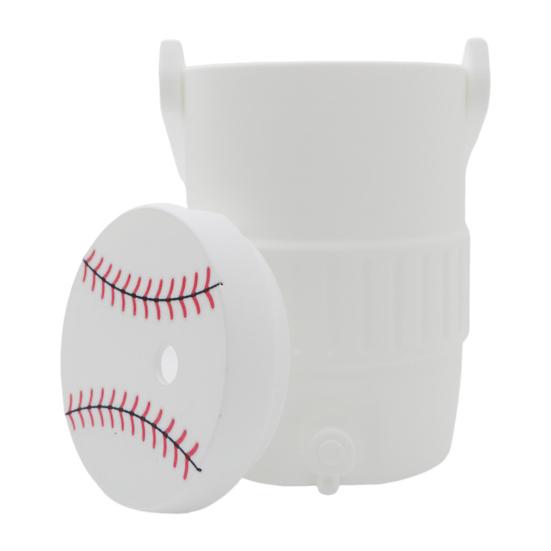 Cubo Enfriador de Bebidas Deportivo para Latas de 12 oz, Mini Soporte para Latas de Cerveza para Fiesta en la Playa, Contenedor de Hielo para Fiestas de Arranque de Fútbol Baloncesto