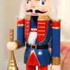 Colorful Soldier Christmas Soldier Dolls Decorations Soldier Wood Soldier Christmas Walnut Soldier Winter Table Toppers