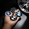 4Pcs Classic Blue White Car Wheel Center Hub Cap Sticker Emblem Badge Decal For BMW E46 E90 F10 F30 G20 X3 X5 50th Anniversary