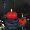 3D Snake Heart Candle Mould Silicone Molds Crafting Supplies Castings Molds Handmade Plasters Molds Easy Release