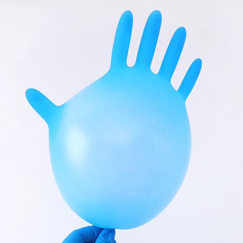Food Grade Disposable Nitrile Gloves: Wear-Resistant, Acid & Alkali Resistant for Kitchen & Laboratory Use
