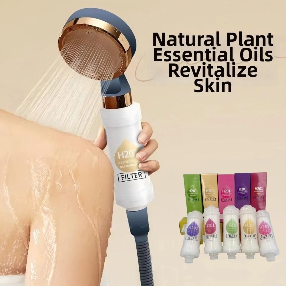 Spa Grade Vitamin C Shower Head Filter Bathing Skincare Shower Purifier Student Dormitory