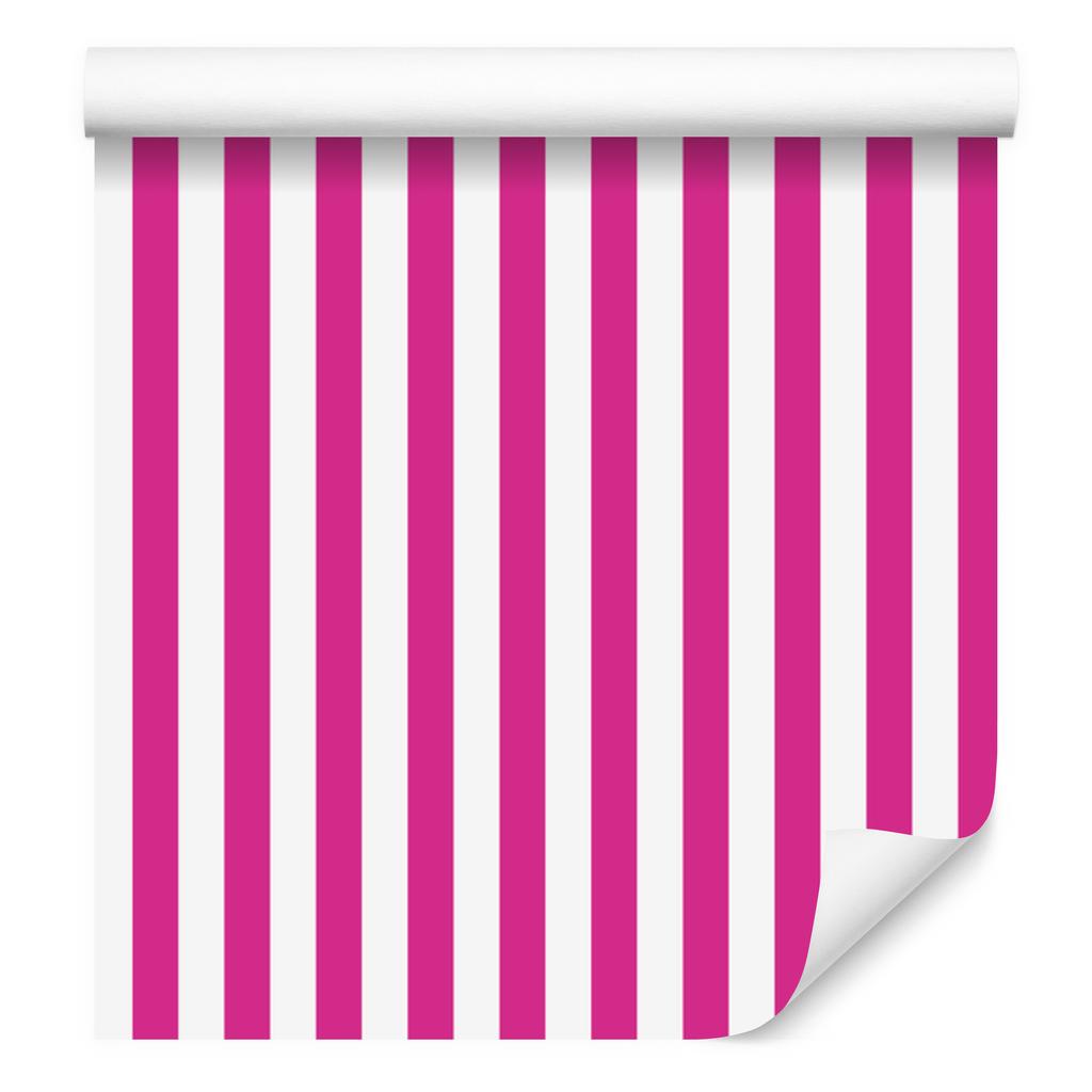 Purple and Powder Pink Striped Wallpaper for Living Room and Bedroom 50x1000