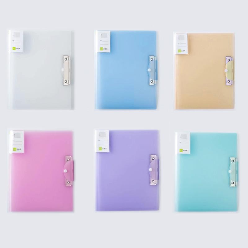 A3 Exam Paper Organizer: Student Book and Document Classification Folder A3 Exam Paper Clip жёлтый
