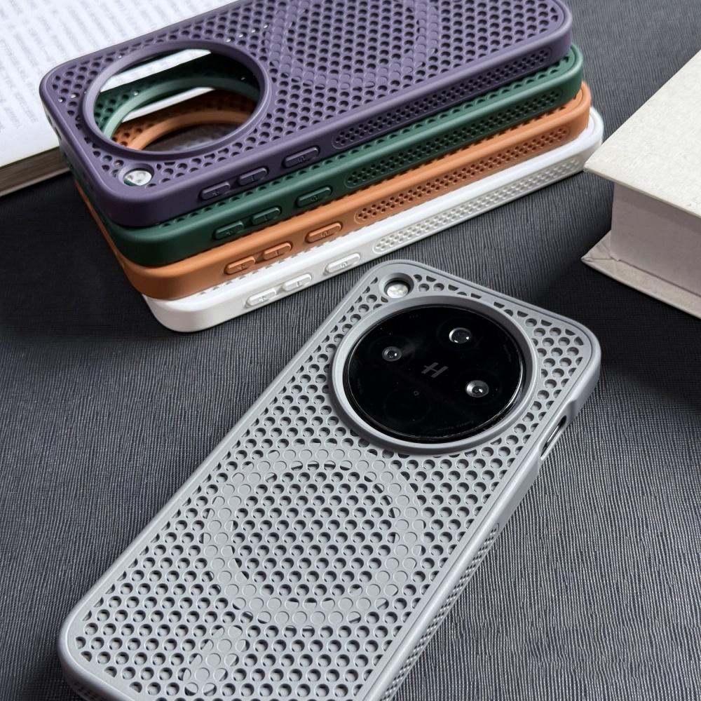 Cooling Armor Breathable For Magsafe Phone Case For OPPO Find X8 Findx8  Matte Wireless Charge Bumper Magnetic Phone Cover
