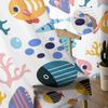 Cartoon Animals Fish Coral Shells Tulle Curtains for Living Room Sheer Curtain for Bedroom Kitchen Blinds Voile Curtains
