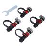 4Pcs Tire Deflator Kit Aluminum Alloy Car Tire Pressure Relief Valve Supports Adding Tire Pressure Sensor
