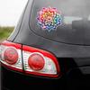Car Stickers Mandala Vinyl Decal Waterproof Rear Window Motorcycle Camper Bumper Truck Laptop Decoration Sticker TM168