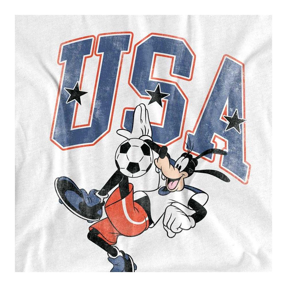 Disney Unisex Adult USA Goofy Football Long-Sleeved T-Shirt