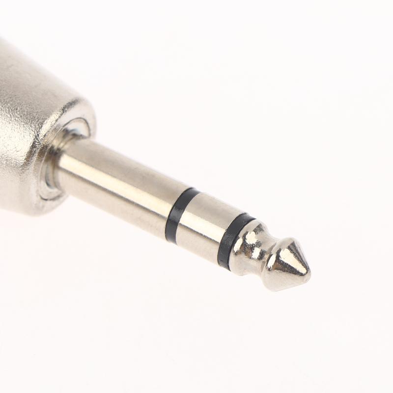1/2Pcs 6.5Mm Stereo 1/4" Trs Male To Xlr 3Pin Female & Male Stereo Balanced Audio Connectors 1/4 Inch Trs To Xlr Adapter Set